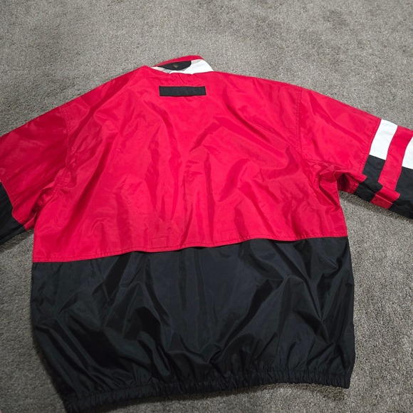 Vintage Spinnaker by Trimark CCS Windbreaker Jacket Red Black White Mens Large‎ - Picture 7 of 9